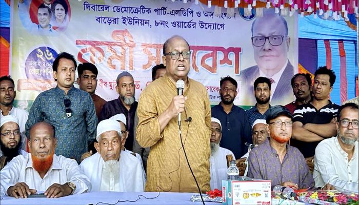 বিএনপি'র সাথে মিলে পতিত সরকার কে উৎখাত করতে কাজ করেছে এলডিপি