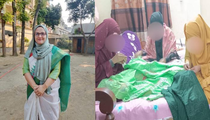 নারীদের কর্মসংস্থানের দুয়ার খুলে দিয়েছেন  বাঞ্ছারামপুরের স্কুল শিক্ষিকা মনিরা আক্তার