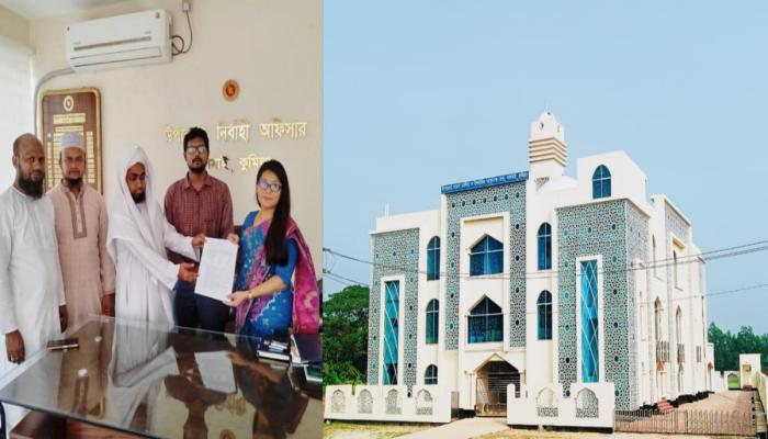 উদ্বোধনের দেড় বছর পর লালমাই উপজেলা মডেল মসজিদে ইমাম নিয়োগ