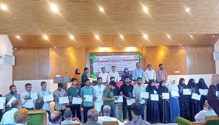 বাঞ্ছারামপুরে পিবিজিএসআই  পুরস্কার, সার্টিফিকেট ও  ক্রেস্ট প্রদান