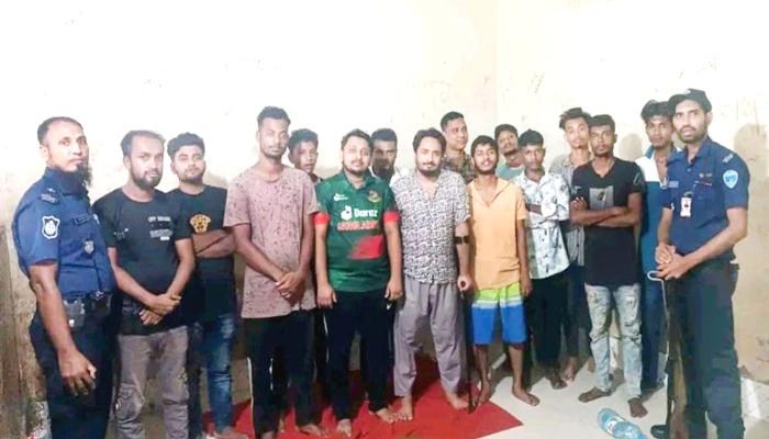 সদর দক্ষিণে আওয়ামী লীগের ঝটিকা মিছিল, গ্রেফতার-২০