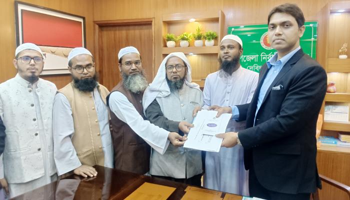 দেবিদ্বারে বাংলাদেশ   খেলাফত মজলিসের প্রার্থীর   মনোনয়ন ফরম সংগ্রহ