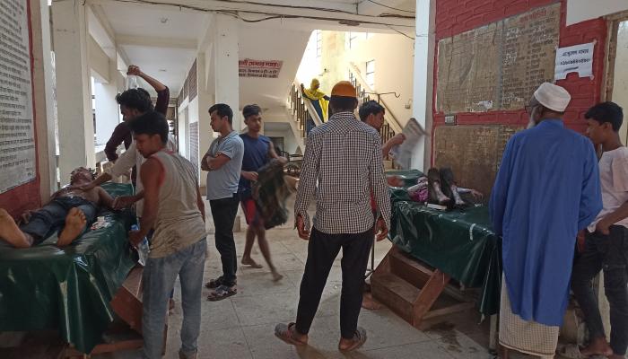 ব্রাহ্মণপাড়ায় গ্যাস সিলিন্ডার বিস্ফোরণে শিশুসহ আহত ২ জন