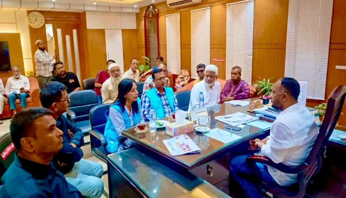 হাম টিকা ও জনস্বাস্থ্য সেবায় জোর: কুমিল্লা সিটি কর্পোরেশনে ইউএনিসেফ প্রতিনিধিদের সাথে গুরুত্বপূর্ণ বৈঠক