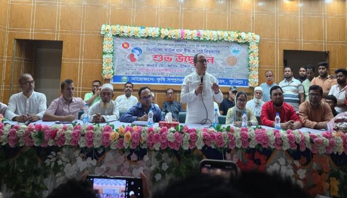 বুড়িচং-ব্রাহ্মণপাড়া এলাকায় কোন কাঁচা সড়ক থাকবে না: এমপি জসিম