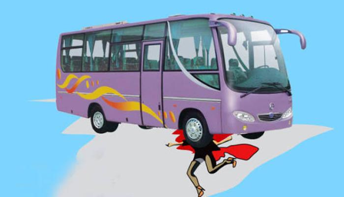 চাঁদপুরে বাসের ধাক্কায় বৃদ্ধা নিহত