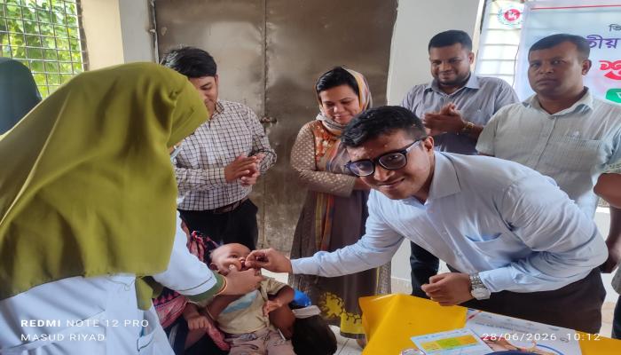 মুরাদনগরে ভিটামিন এ ক্যাপসুল  ক্যাম্পেইনের উদ্ধোধন