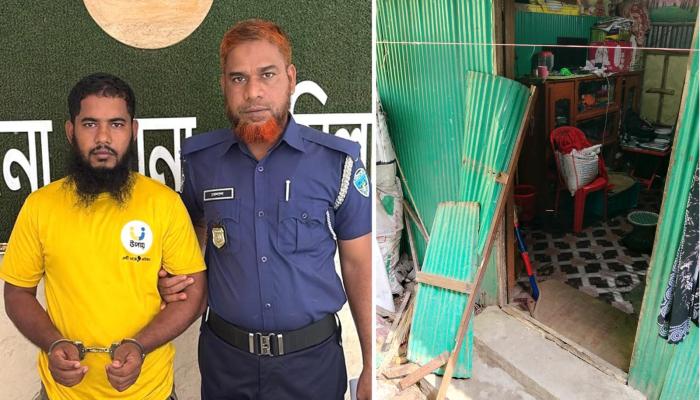 চান্দিনায় রাতের আঁধারে দরজা ভেঙে সিএনজি চালককে আটক করল পুলিশ