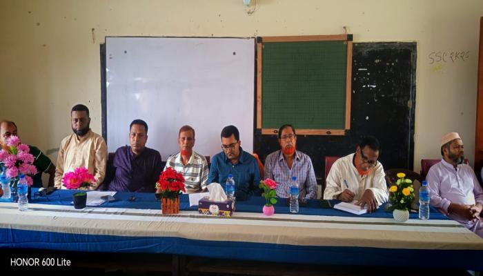 সোন্দ্রম মাধ্যমিক বিদ্যালয়ে শিক্ষার  মানোন্নয়নে  বিশিষ্টজনদের নিয়ে সভা