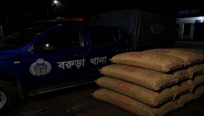 কুমিল্লায় বিশেষ অভিযানে ১৭ বস্তা ফেনসিডিল উদ্ধার