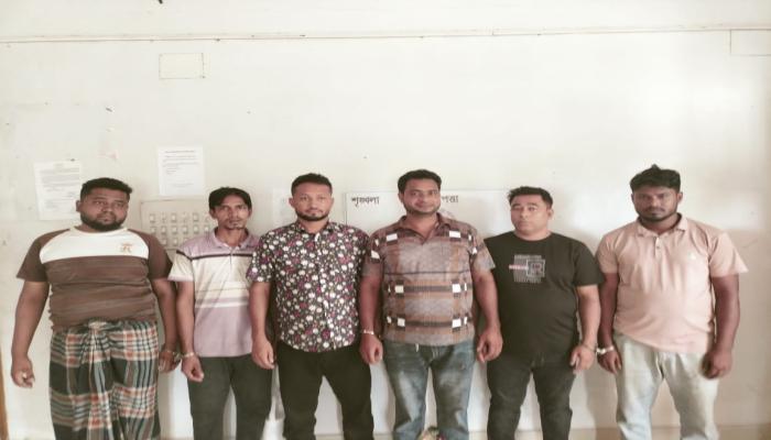 বুড়িচংয়ে সীমান্তে গিয়ে মাদক সেবন যুবদল নেতার; মাতাল ৬ জনকে আটক
