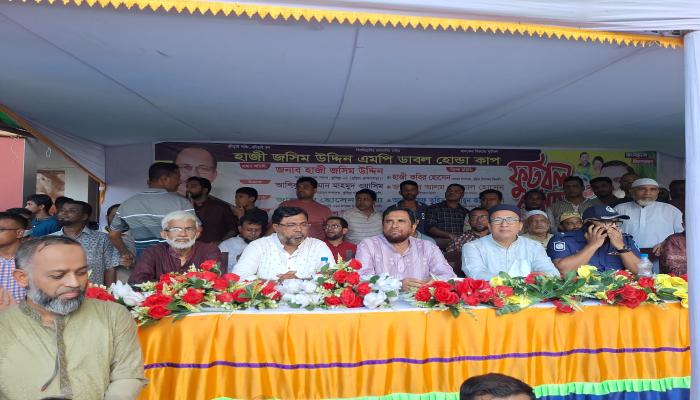 বুড়িচংয় এমপি ডাবল হোন্ডা  কাপ ফুটবল খেলা অনুষ্ঠিত