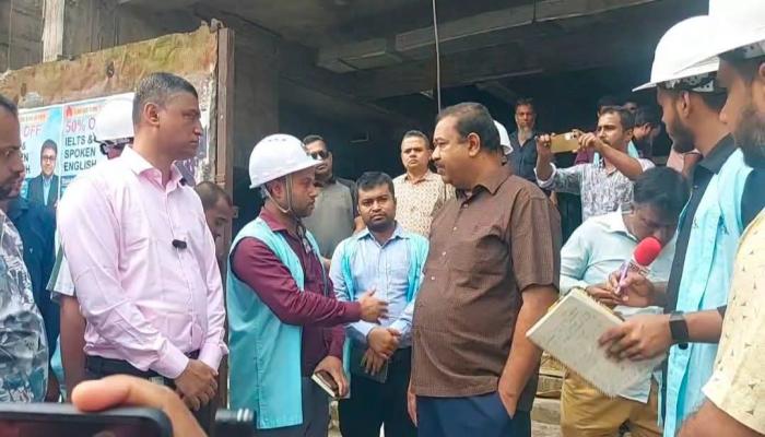 আইন না মেনে ভবন নির্মাণের অভিযোগ