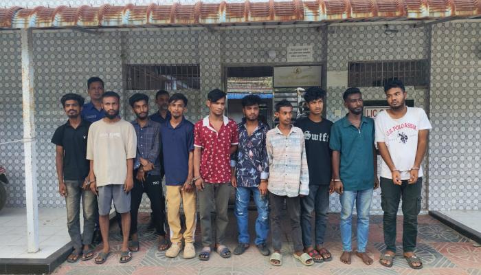 কুমিল্লায় চিহ্নিত ১০ ছিনতাইকারী গ্রেপ্তার