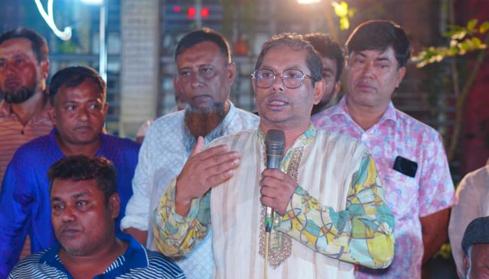 জগন্নাথপুরে চেয়ারম্যান প্রার্থী কামরুল জামান শামীমের মতবিনিময় সভা